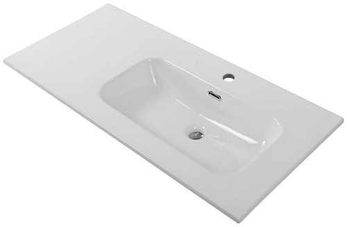 BelBagno BB1000ETL-R Раковина керамическая 100х46.5 см, чаша справа, белый глянцевый BelBagno BB1000ETL-R Раковина керамическая 100х46.5 см, чаша справа, белый глянцевый