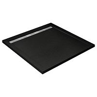 Cezares TRAY-AS-A-90-30-NERO Душевой поддон из искусственного мрамора, черный