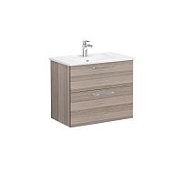 Vitra 68288 Root Тумба с квадратной раковиной 80х47 см, подвесная, 2 ящика, Cordoba (Дуб кордоба) купить  в интернет-магазине Сквирел