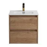 BelBagno KRAFT-500-2C-SO-RNN База под раковину 50х46 см, подвесная, Rovere Nebrasca Nature (натуральный дуб Небраска) купить  в интернет-магазине Сквирел
