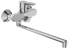 Ideal Standard BD044AA Alpha Смеситель для ванны/душа с длинным изливом, Chrome (хром)