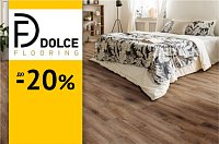 Скидки до 20% на SPC Dolce Flooring