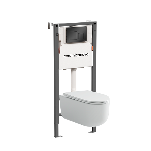 Ceramica Nova  CN4006_121002MB Комплект: Унитаз, Инсталляция, Кнопка смыва