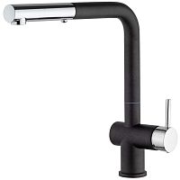 Paini HD44566CR1KM Cox Смеситель для кухни, с выдвижной лейкой, Metallic Black