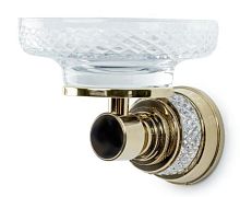 Мыльница настенная 11х11,5 см Boheme AURA 10243-G золото