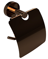 Bemeta 158112012 Coral Держатель для туалетной бумаги с крышкой 14 см, золото