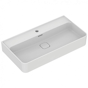 Ideal Standard T300101 Strada II Раковина подвесная 80х43 см, для монтажа с одним смесителем, Euro White (евробелый)