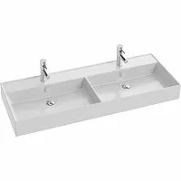 Jacob Delafon EXBL112-00 Vivienne Двойная раковина-столешница, 120 см, белая