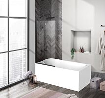 BelBagno UNO-V-1-75/150-C-Cr Шторка на ванну