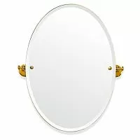 TW Harmony TWHA021oro 021, вращающееся зеркало овальное 56*8*h66, цвет держателя: золото, купить  в интернет-магазине Сквирел