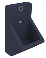 Creavit TP640-00BM00E-0000 Писсуар подвесной 36х34 см, базальт матовый