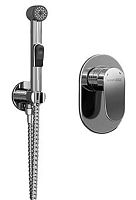 WasserKRAFT А11057 Встраиваемый комплект для биде со шлангом 120 см, хром