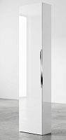 Сет 2134 T16CA22 Laccato Bianco Lucido Stock, Пенал для ванной, петли слева (Bianco Lucido)с четырьмя стеклянными полками
