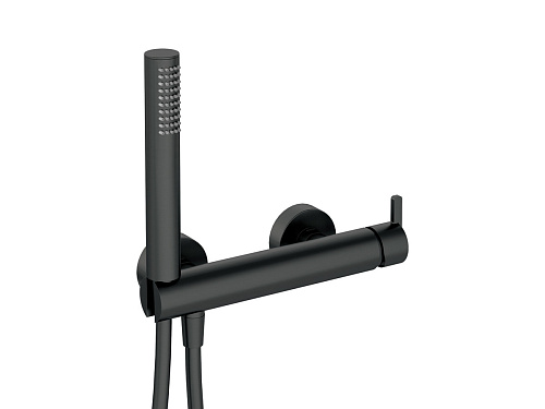 Deante BQS_N41M Silia Смеситель для душа с душевым гарнитуром, Nero (черный)