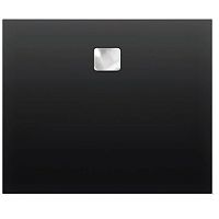 Riho D005035304 Basel Душевой поддон 430 100х100 см, черный матовый/накладка хром (стар. арт. DC341700000000S)