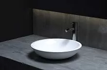 Salini 1101205SM Callista 05 Раковина накладная, 37х37 см, материал S-Stone - матовой