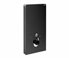 WasserKraft 86TLT.040.SE.BL Naab Пристенный модуль системы инсталляции для унитазов, черный