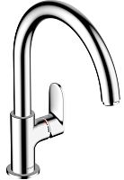 Hansgrohe 71870000 Vernis Blend M35 260 Смеситель для кухни, с поворотным изливом, хром