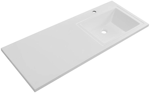 BelBagno BB1200/480-LV-MR-R Раковина из литьевого мрамора 120х48 см, белая BelBagno BB1200/480-LV-MR-R Раковина из литьевого мрамора 120х48 см, белая