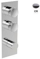 Fima Carlo Frattini F5603X2HCR Texture Смеситель для душа, встраиваемый, внешняя часть, хром