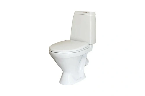 Sanita WC.CC/Kama/BC.2-P/WHT.G/S1 Кама Унитаз-компакт напольный 35х65 см, с сиденьем, белый S1