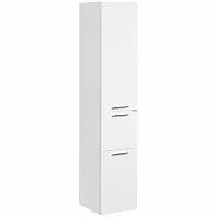 Акватон 1A188603ND010 Инди Шкаф - колонна 34х165 см, белый/хром матовый купить  в интернет-магазине Сквирел
