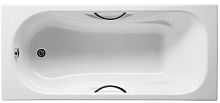 Roca 2310G000R Malibu Чугунная ванна 160х75 см с отверстиями под ручки, белая