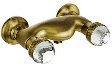 Migliore 18479 Axo Swarovski Смеситель для душа внешний, выход M1/2", бронза