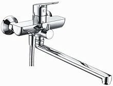 WasserKRAFT 4502L Lippe Смеситель для ванны, с длинным изливом, хромоникелевое покрытие