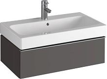 Geberit iCon 841276000 Шкафчик под раковину 740х240х477 мм, темно-серый, матовый купить  в интернет-магазине Сквирел
