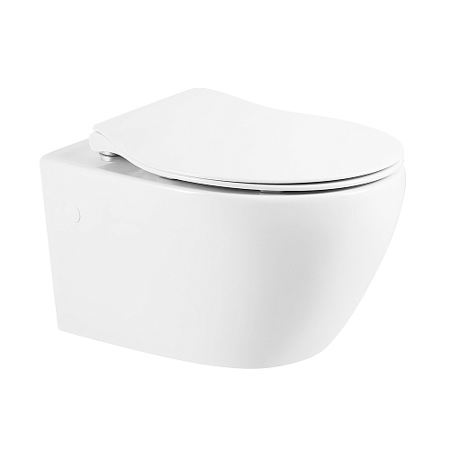 BelBagno BB507B/BB2020SC PROSPERO Унитаз подвесной безободковый BelBagno BB507B/BB2020SC PROSPERO Унитаз подвесной безободковый