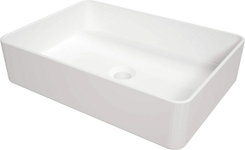 Deante CGS_6U5S Square Раковина накладная 50.5х35.5 см, белая