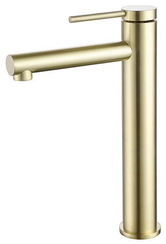 ABBER AF8811G Emotion Смеситель для раковины накладной, золото матовое ABBER AF8811G Emotion Смеситель для раковины накладной, золото матовое