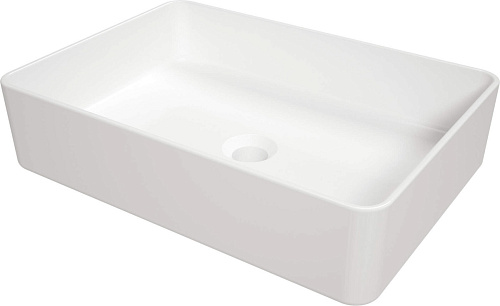 Deante CGS_6U5S Square Раковина накладная 50.5х35.5 см, белая