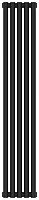 Сунержа 15-0302-1205 Эстет-11 Радиатор отопительный н/ж 1200х225 мм/ 5 секций, муар темный титан