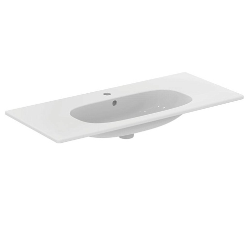 Ideal Standard T350801 Tesi Vanity Раковина накладная-соло 100х45 см, Euro White (евробелый)