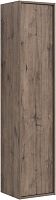 Aquanet 00295038 Lino Шкаф-пенал подвесной, 160х35 см, темное дерево