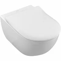 Villeroy & Boch 5614R2R1 Subway 2.0 Чаша унитаза подвесного 37х56 см, с глубоким смывом, альпийский белый CeramicPlus