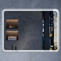 Vincea VLM-3MA100-2 Зеркало LED-подстветка, 100х80 см, c сенсорным выключателем и диммером, антизапотевание