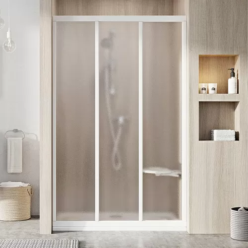 Ravak 00VG0102ZG ASDP3-120 Душевая дверь раздвижная Supernova, белый + грейп снято с производства