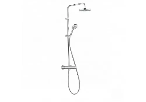 KLUDI 6809205-00 LOGO DUAL SHOWER SYSTEM Душевая система с термостатом, хром