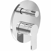 Villeroy & Boch TVS10335300061 Architectura Смеситель настенный, скрытого монтажа, однорычажный, с переключателем, хромированный