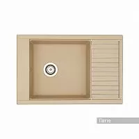 Акватон 1A715132DE260 Делия Мойка для кухни 78х50 см, с крылом, латте