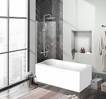 BelBagno Uno UNO-V-1-85/150-C-Cr Шторка на ванну