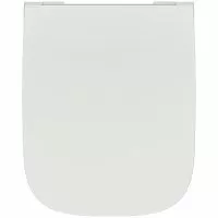 Ideal Standard T481301 i.life A Крышка-сиденье для унитаза, функция плавного закрытия, ультратонкое, Euro White (евробелый)