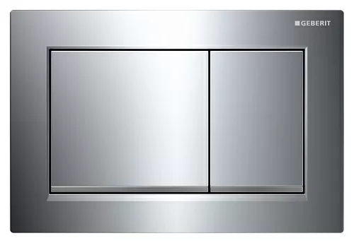 Geberit 115.080.KH.1 OMEGA30 Смывная клавиша, хром глянцевый/матовый
