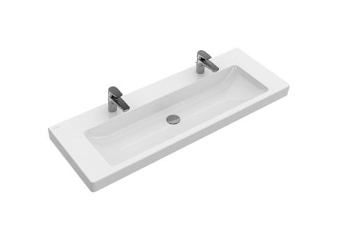 Villeroy & Boch 7176D3R1 Subway 2.0 Раковина для мебели 130х47 см, альпийский белый CeramicPlus