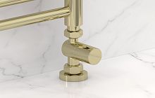 Сунержа 020-1401-1234 Вентиль прямой, (цилиндр) G 1/2" НР х G 3/4" НГ, шампань