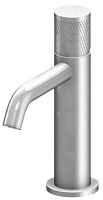Gattoni MD110/22C0 MD Смеситель для раковины на 1 отверстие, ручка RONCO, высота излива 97,3 мм., с донным клапаном, цвет хром