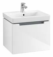 Villeroy & Boch A68610DH Subway 2.0 Тумба под раковину 54х42 см, белый глянцевый (Glossy White) купить  в интернет-магазине Сквирел